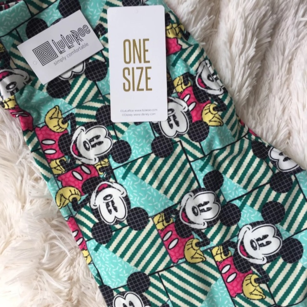 LULAROE DISNEY LEGGINGS OS